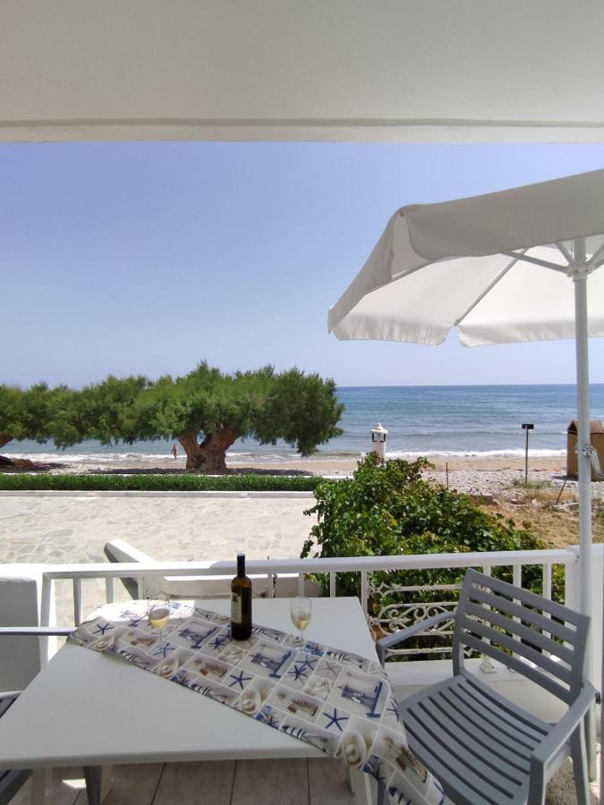 Coastal Apartment Christina Makriyialos Bagian luar foto